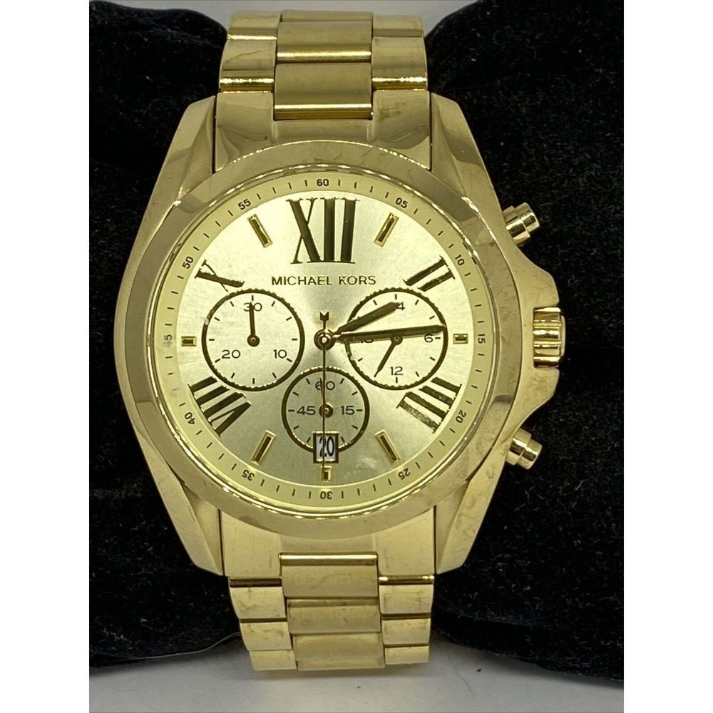 Michael Kors Bradshaw MK5605 Womens Stainless Steel Analog Dial Wrist Watch RQ35 - Picture 2 of 12